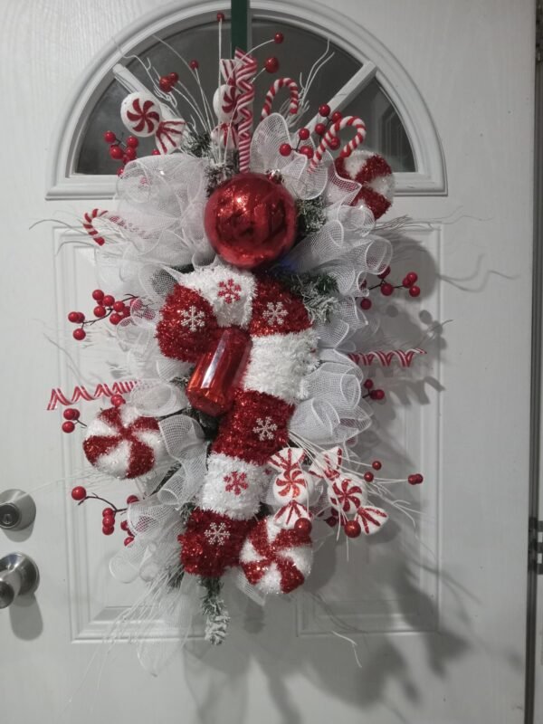 Candy Cane Swag