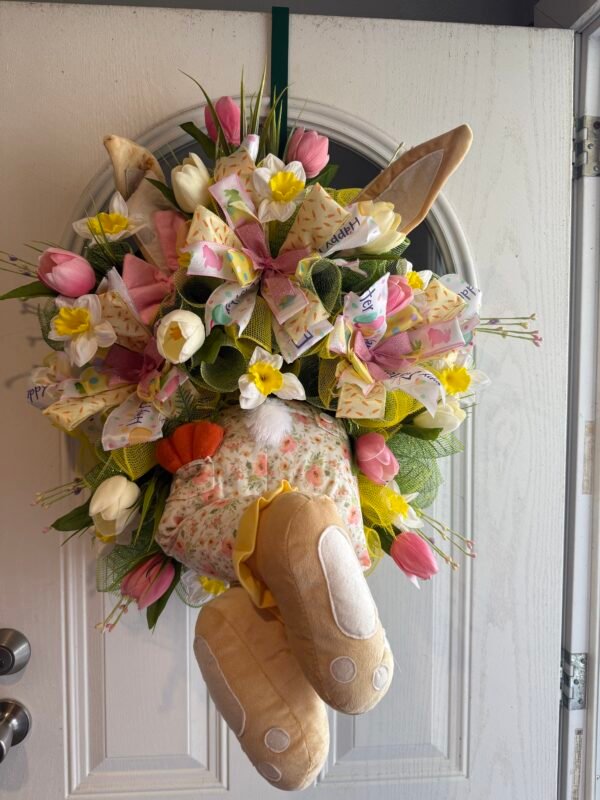 Spring/Easter *Bunny Butt* Door Swag